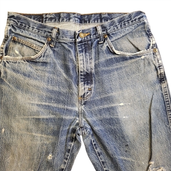 Wrangler Other - Wrangler 96501MR Distressed Men's Jeans Size 34x30